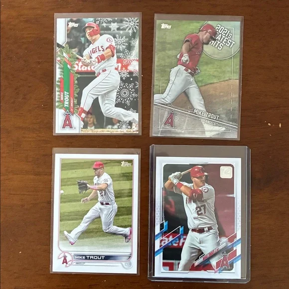 16 Card Mike Trout Lot - Picture 3 of 8